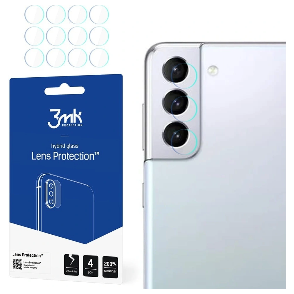 Wholesale 3MK Lens Protection Samsung Galaxy S21+ Plus [4 PACK] - 3MK1465 - {ean13} - Hurt