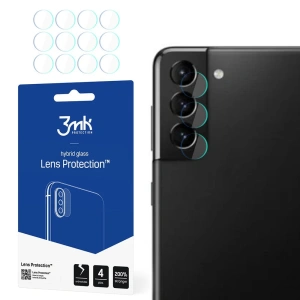 Hurtownia GSM - Szkło hybrydowe na obiektyw aparatu 3MK Lens Protection Samsung Galaxy S21 [4 PACK] - 3MK1464 - {ean13} - Hurt