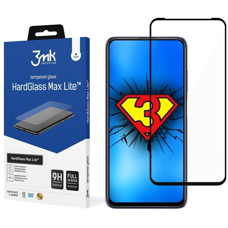 3MK Distributor - 5903108342698 - 3MK1463 - 3MK HardGlass Max Lite Redmi Note 9T 5G black - B2B homescreen