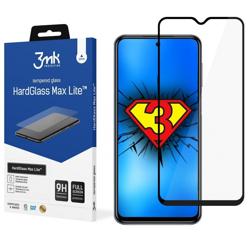 3MK Distributor - 5903108353410 - 3MK1462 - 3MK HardGlass Max Lite Redmi Note 10 Pro black - B2B homescreen