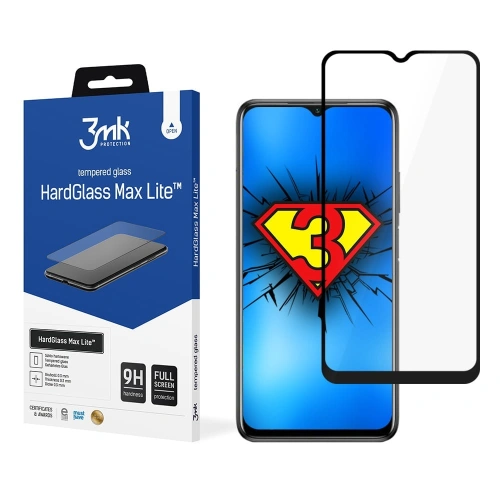 Szkło hartowane 3MK HardGlass Max Lite Pocophone M3 czarne