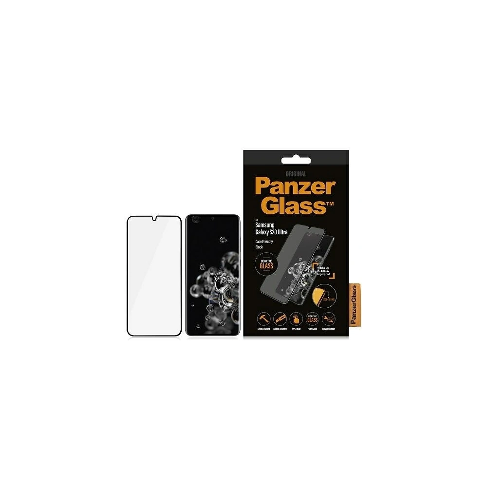 Wholesale PanzerGlass Biometric Samsung Galaxy S20 Ultra Case Friendly - PZG001 - {ean13} - Hurt