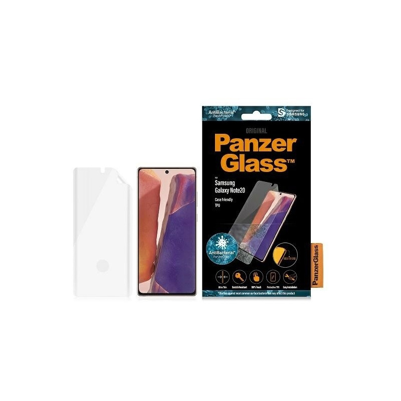 PanzerGlass Distributor - 5711724072383 - PZG003 - PanzerGlass TPU Samsung Galaxy Note 20 Case Friendly Antibacterial - B2B homescreen