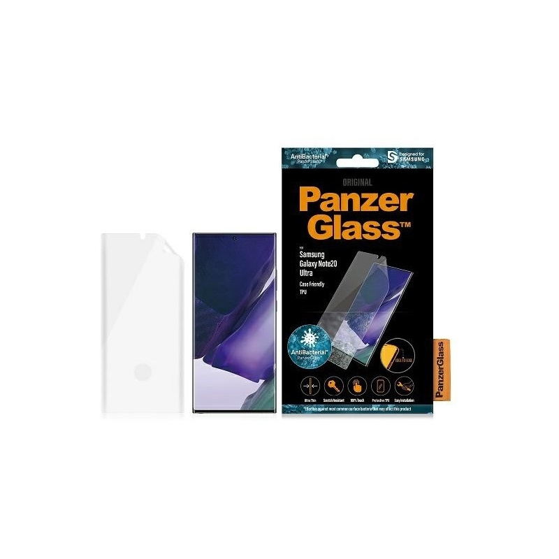 Hurtownia PanzerGlass - 5711724072390 - PZG004 - Folia PanzerGlass TPU Samsung Galaxy Note 20 Ultra Case Friendly Antibacterial - B2B homescreen