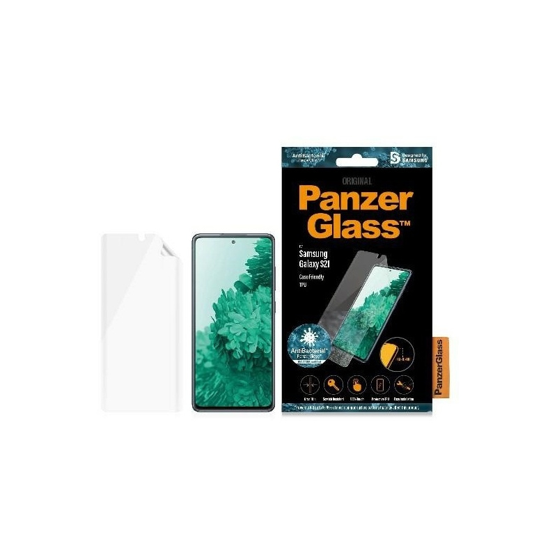 PanzerGlass Distributor - 5711724072598 - PZG005 - PanzerGlass TPU Samsung Galaxy S21 Case Friendly Antibacterial - B2B homescreen