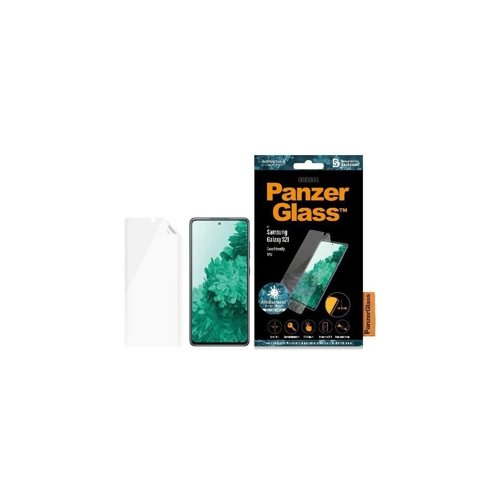 Hurtownia GSM - Folia PanzerGlass TPU Samsung Galaxy S21 Case Friendly Antibacterial - PZG005 - {ean13} - Hurt