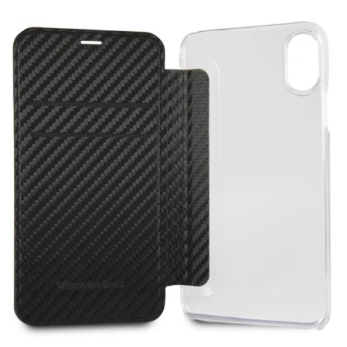 Etui Mercedes MEFLBKI65CFBK Apple iPhone XS Max book czarny/black Dynamic