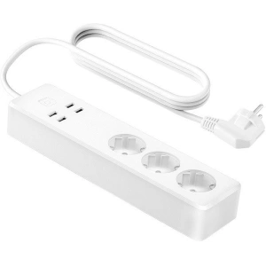 Hurtownia GSM - Inteligentna listwa zasilająca WiFi Meross MSS425E, 3 gniazda + 4x USB - MSS004 - {ean13} - Hurt