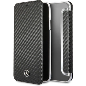 Hurtownia GSM - Etui Mercedes MEFLBKPXCFBK Apple iPhone X book czarny/black - MRS005BLK - {ean13} - Hurt