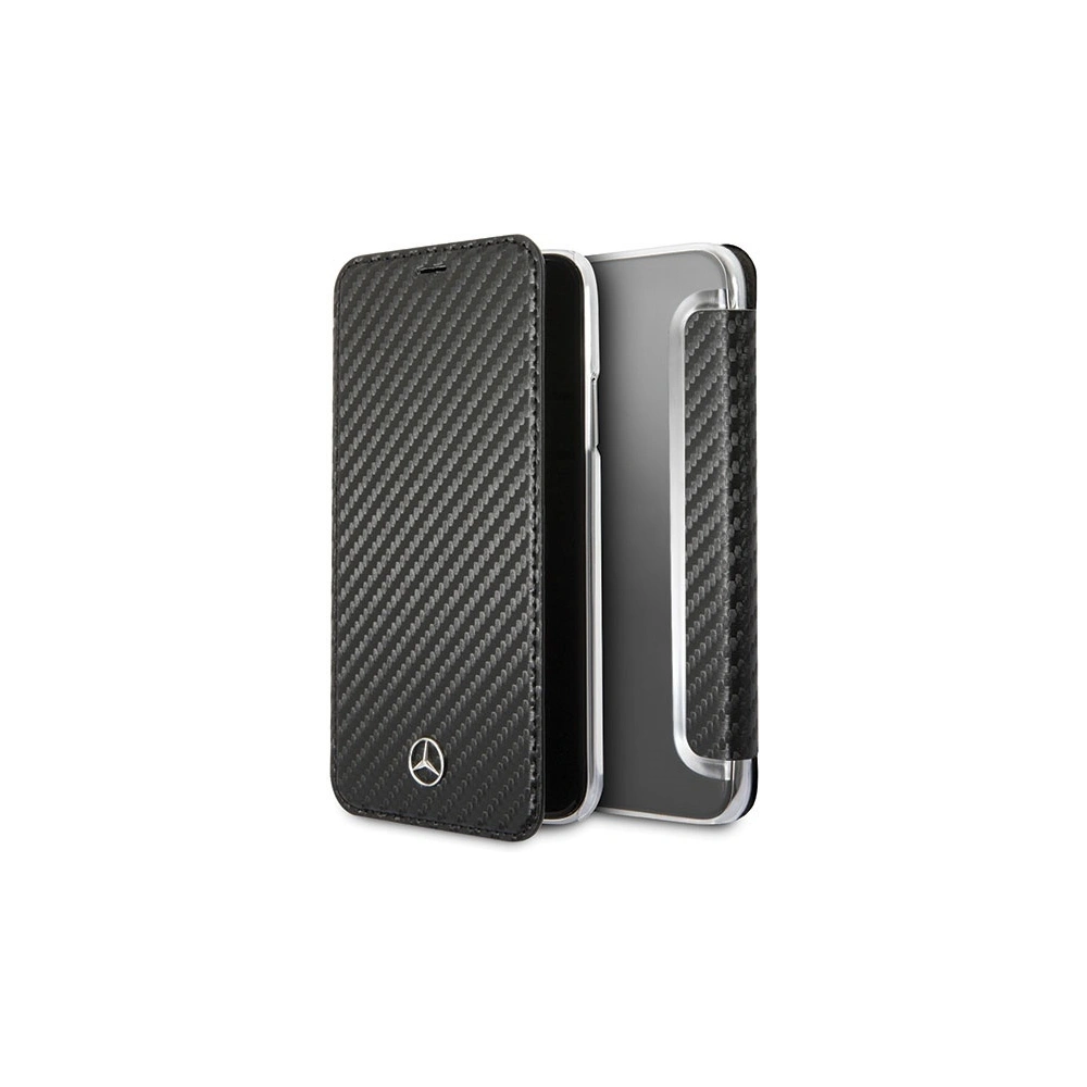 Hurtownia GSM - Etui Mercedes MEFLBKPXCFBK Apple iPhone X book czarny/black - MRS005BLK - {ean13} - Hurt