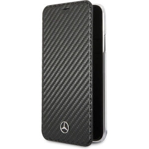 Hurtownia GSM - Etui Mercedes MEFLBKPXCFBK Apple iPhone X book czarny/black - MRS005BLK - {ean13} - Hurt
