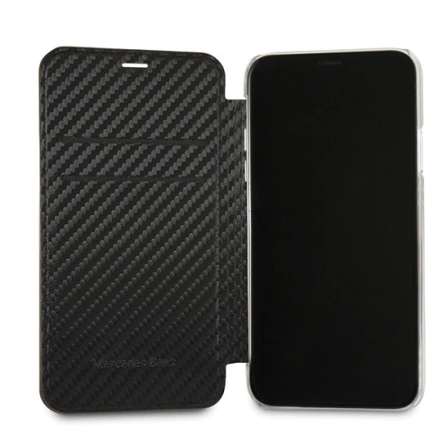 Etui Mercedes MEFLBKPXCFBK Apple iPhone X book czarny/black