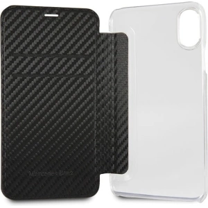 Hurtownia GSM - Etui Mercedes MEFLBKPXCFBK Apple iPhone X book czarny/black - MRS005BLK - {ean13} - Hurt