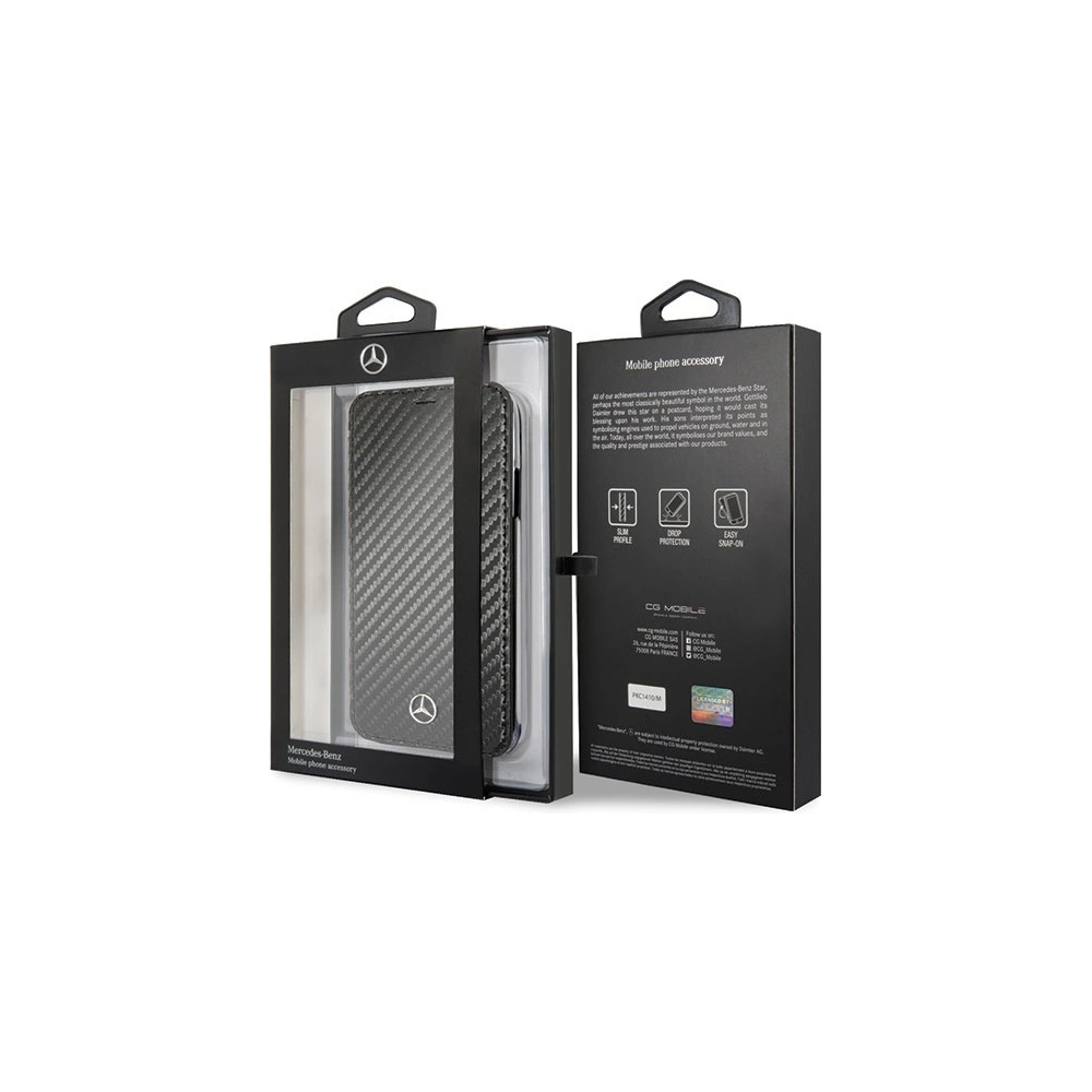 Wholesale Mercedes MEFLBKPXCFBK Apple iPhone X book black - MRS005BLK - {ean13} - Hurt