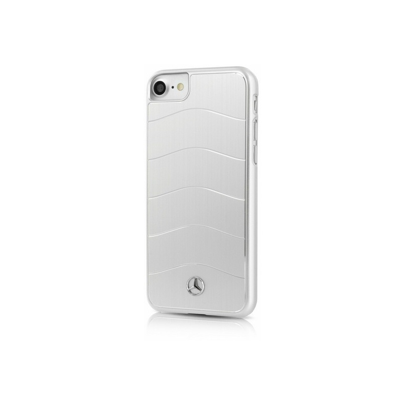 Mercedes Distributor - 3700740389782 - MRS018SLV - Mercedes MEHCP7CUSALSI Apple iPhone SE 2022/SE 2020/8/7 hard case silver - B2B homescreen