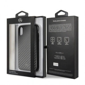 Hurtownia GSM - Etui Mercedes MEHCPXRCABK Apple iPhone X/XS hard case czarny/carbon Dynamic - MRS021BLK - {ean13} - Hurt