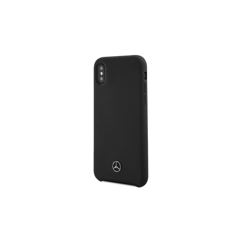 Hurtownia GSM - Etui Mercedes MEHCPXSILBK Apple iPhone X/XS hardcase czarny/black Silicone Line - MRS023BLK - {ean13} - Hurt