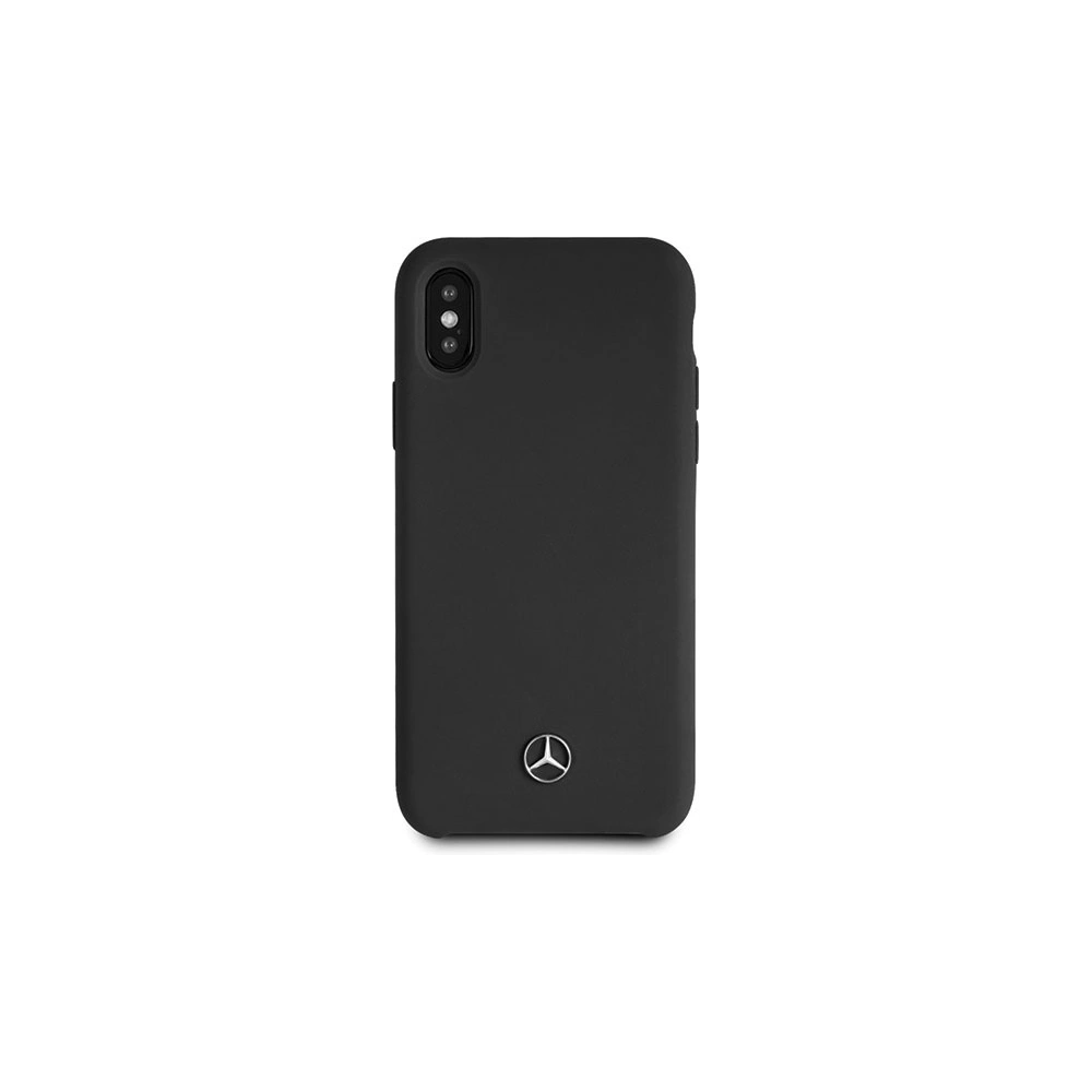 Hurtownia GSM - Etui Mercedes MEHCPXSILBK Apple iPhone X/XS hardcase czarny/black Silicone Line - MRS023BLK - {ean13} - Hurt