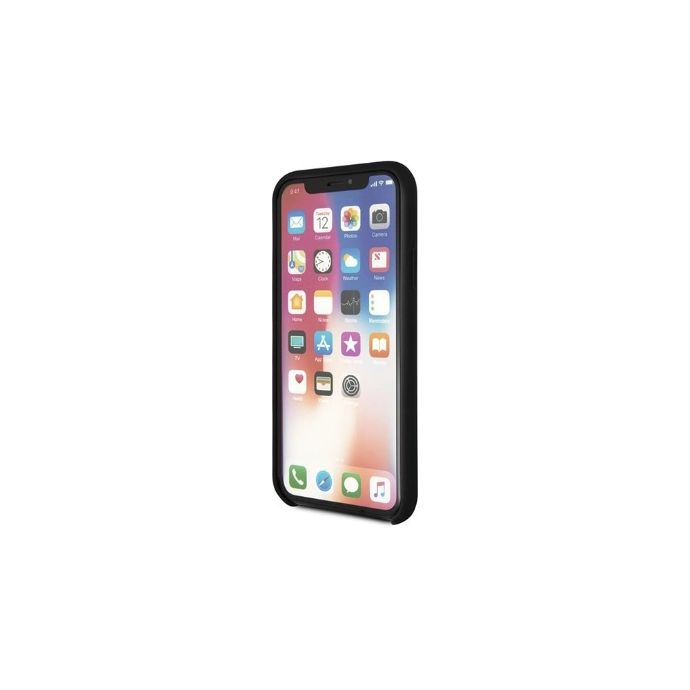 Hurtownia GSM - Etui Mercedes MEHCPXSILBK Apple iPhone X/XS hardcase czarny/black Silicone Line - MRS023BLK - {ean13} - Hurt