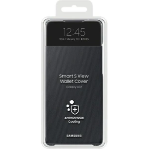 Hurtownia GSM - Etui Samsung Galaxy A72 5G EF-EA725PB czarny/black S View Wallet Cover - SMG394BLK - {ean13} - Hurt