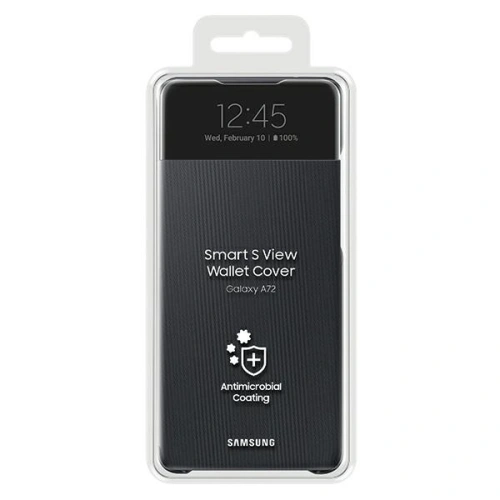 Etui Samsung Galaxy A72 5G EF-EA725PB czarny/black S View Wallet Cover