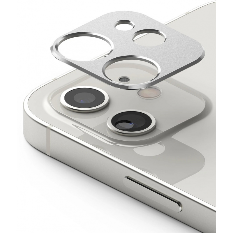 Ringke Distributor - 8809758108509 - RGK1361SLV - Ringke Camera Styling Apple iPhone 12 mini Silver - B2B homescreen