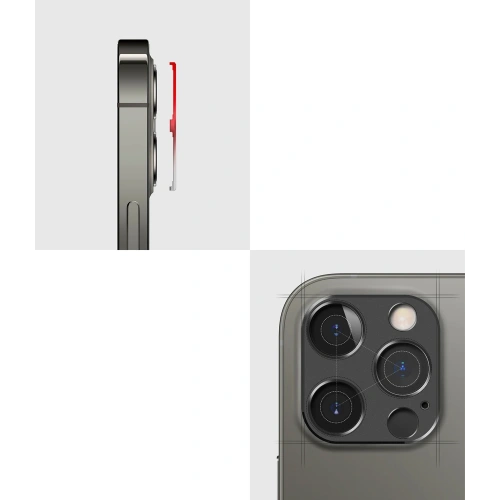 Nakładka na wysepkę iPhone 12 Pro Max - Ringke Camera Styling - Home Screen