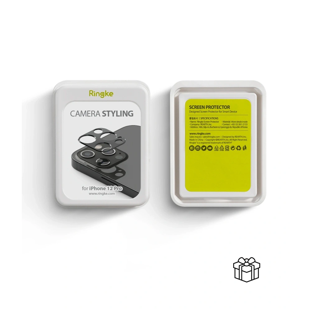 Hurtownia GSM - Nakładka Ringke Camera Styling Apple iPhone 12 Pro Max Silver - RGK1368SLV - {ean13} - Hurt