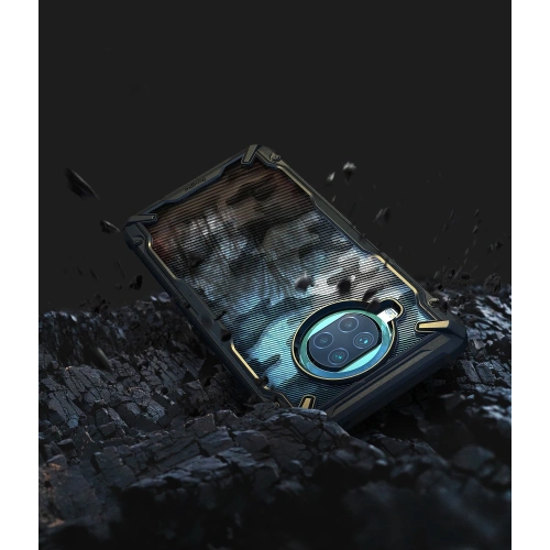 Etui Ringke Fusion-X Design Xiaomi Mi 10T Lite 5G/Mi 10i 5G Camo (Moro) Black
