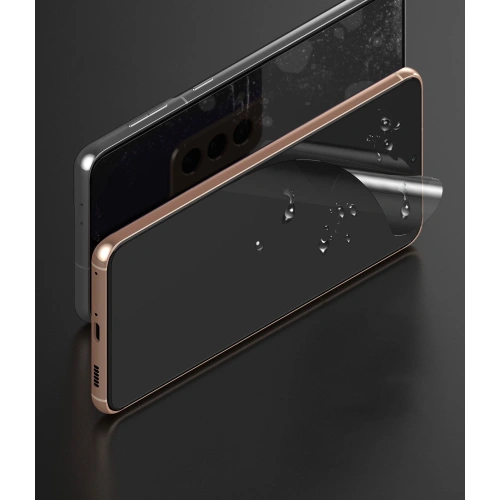 2x folia Samsung Galaxy S21 - Ringke Easy Flex - Home Screen