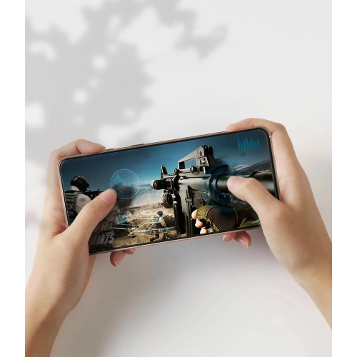 2x folia Samsung Galaxy S21 - Ringke Easy Flex - Home Screen