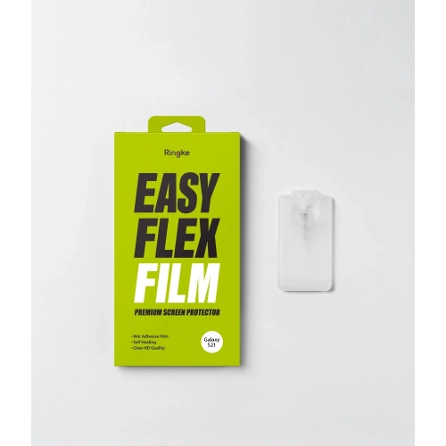2x folia Samsung Galaxy S21 - Ringke Easy Flex - Home Screen