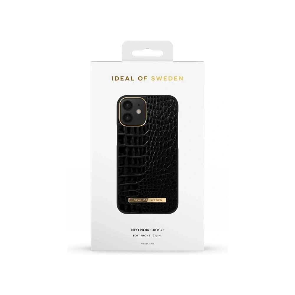 Hurtownia GSM - Etui iDeal of Sweden Atelier Apple iPhone 12 mini (Neo Noir Croco) - IDS393NEONOICRO - {ean13} - Hurt