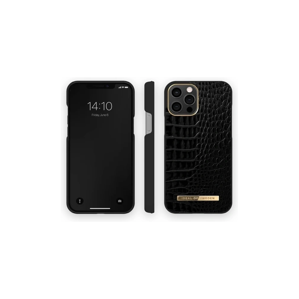 Hurtownia GSM - Etui iDeal of Sweden Atelier Apple iPhone 12 Pro Max (Neo Noir Croco) - IDS395NEONOICRO - {ean13} - Hurt