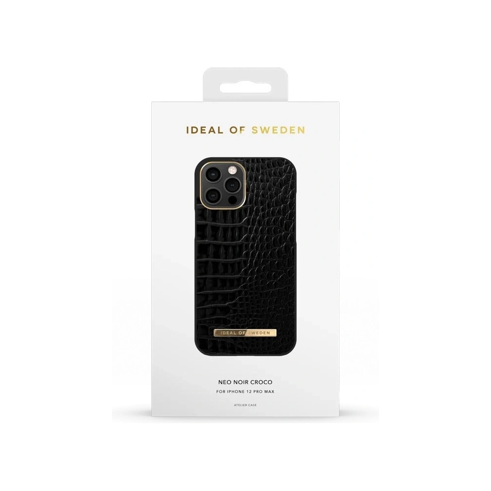 Hurtownia GSM - Etui iDeal of Sweden Atelier Apple iPhone 12 Pro Max (Neo Noir Croco) - IDS395NEONOICRO - {ean13} - Hurt