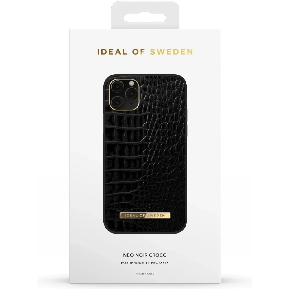 Hurtownia GSM - Etui iDeal of Sweden Atelier Apple iPhone 11 Pro/XS/X (Neo Noir Croco) - IDS396NEONOICRO - {ean13} - Hurt