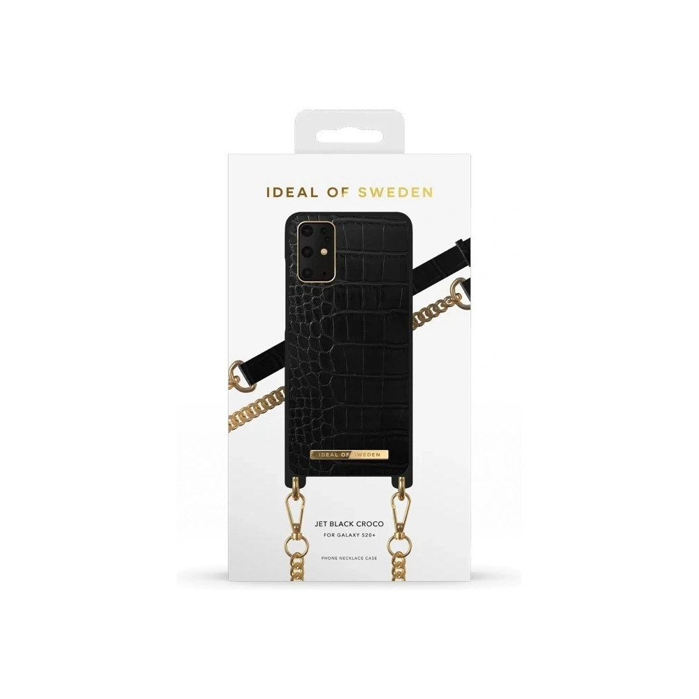 Wholesale iDeal of Sweden Necklace Samsung Galaxy S20+ Plus (Jet Black Croco) - IDS367JETBLKCRO - {ean13} - Hurt