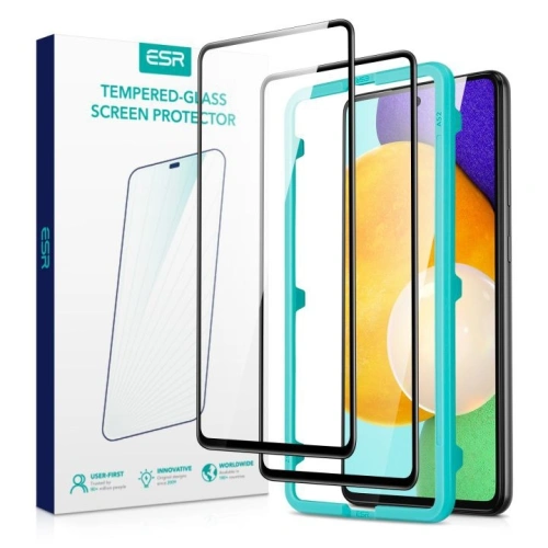 Szkło hartowane ESR Screen Shield 3D Samsung Galaxy A52/A52s Black [2 PACK]