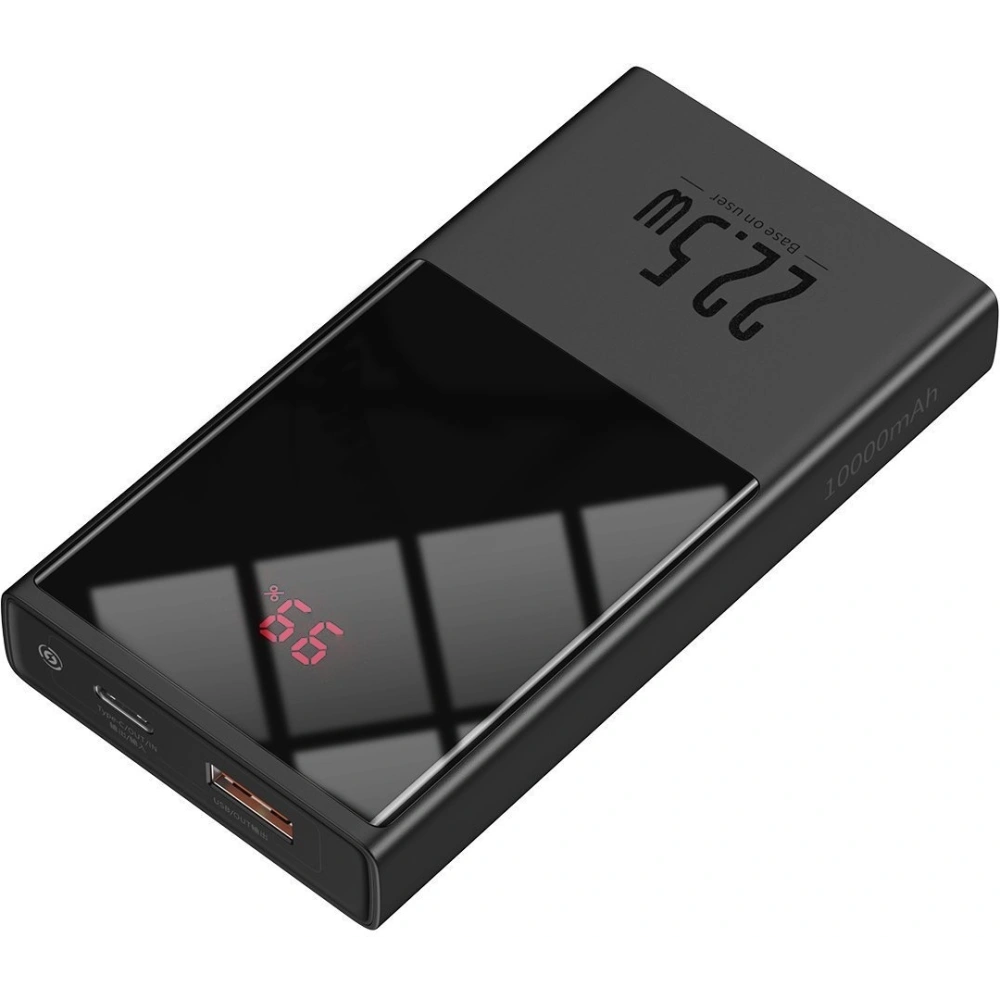 Wholesale Powerbank Baseus Super Mini, 10000mAh, USB + USB-C, SCP, QC 3.0, PD, 22.5W (black) - BSU2042BLK - {ean13} - Hurt
