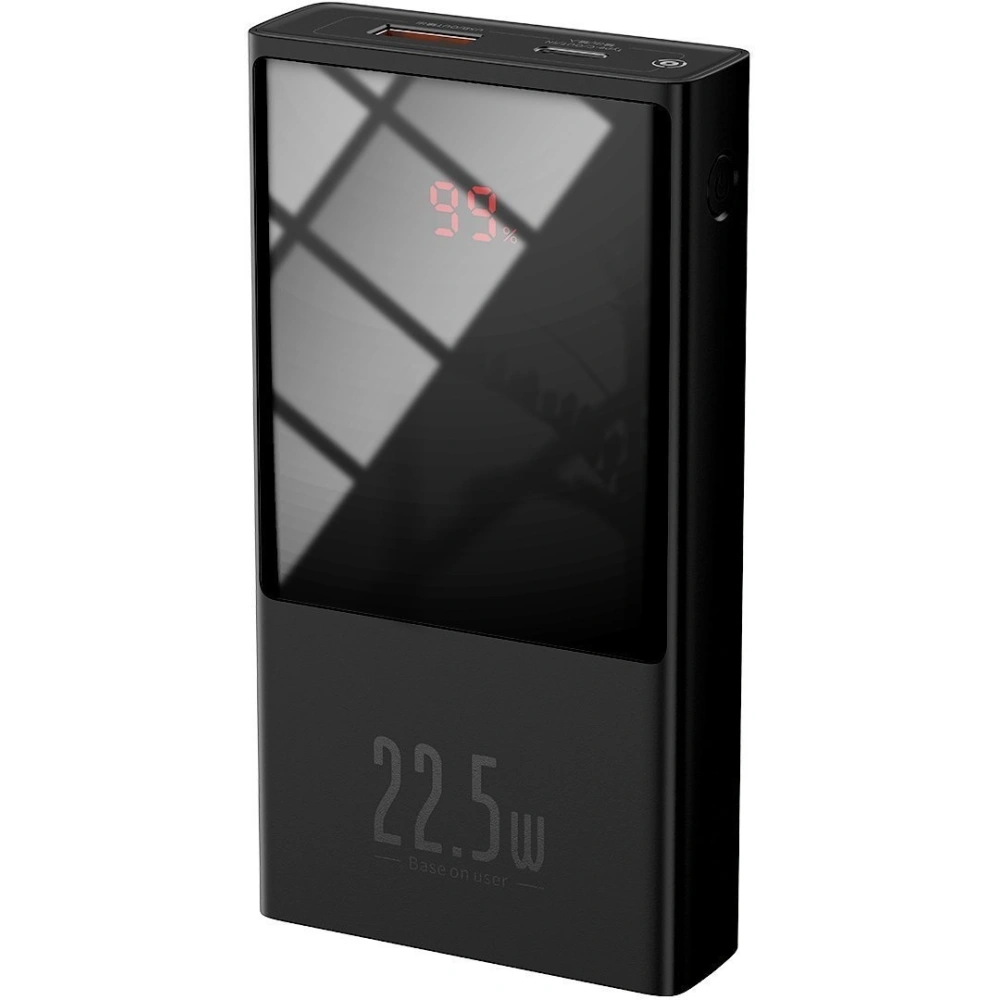 Wholesale Powerbank Baseus Super Mini, 10000mAh, USB + USB-C, SCP, QC 3.0, PD, 22.5W (black) - BSU2042BLK - {ean13} - Hurt