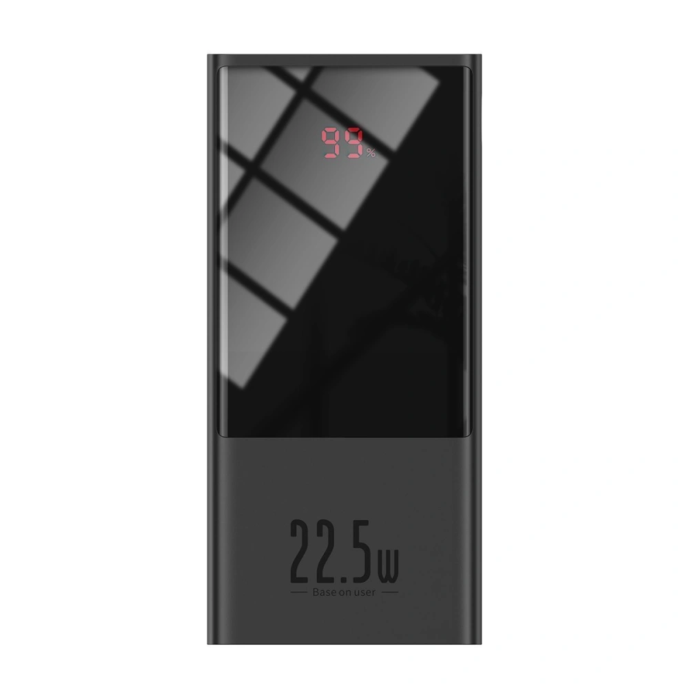 Wholesale Powerbank Baseus Super Mini, 20000mAh, USB + USB-C, SCP, QC 3.0, PD, 22.5W (black) - BSU2043BLK - {ean13} - Hurt
