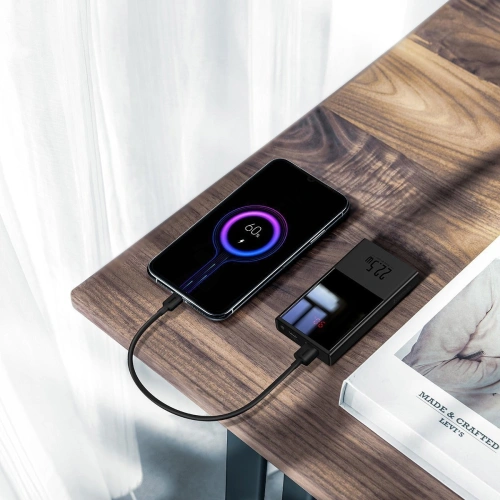 Powerbank Baseus Super Mini, 20000mAh, USB + USB-C, SCP, QC 3.0, PD, 22.5W (czarny)