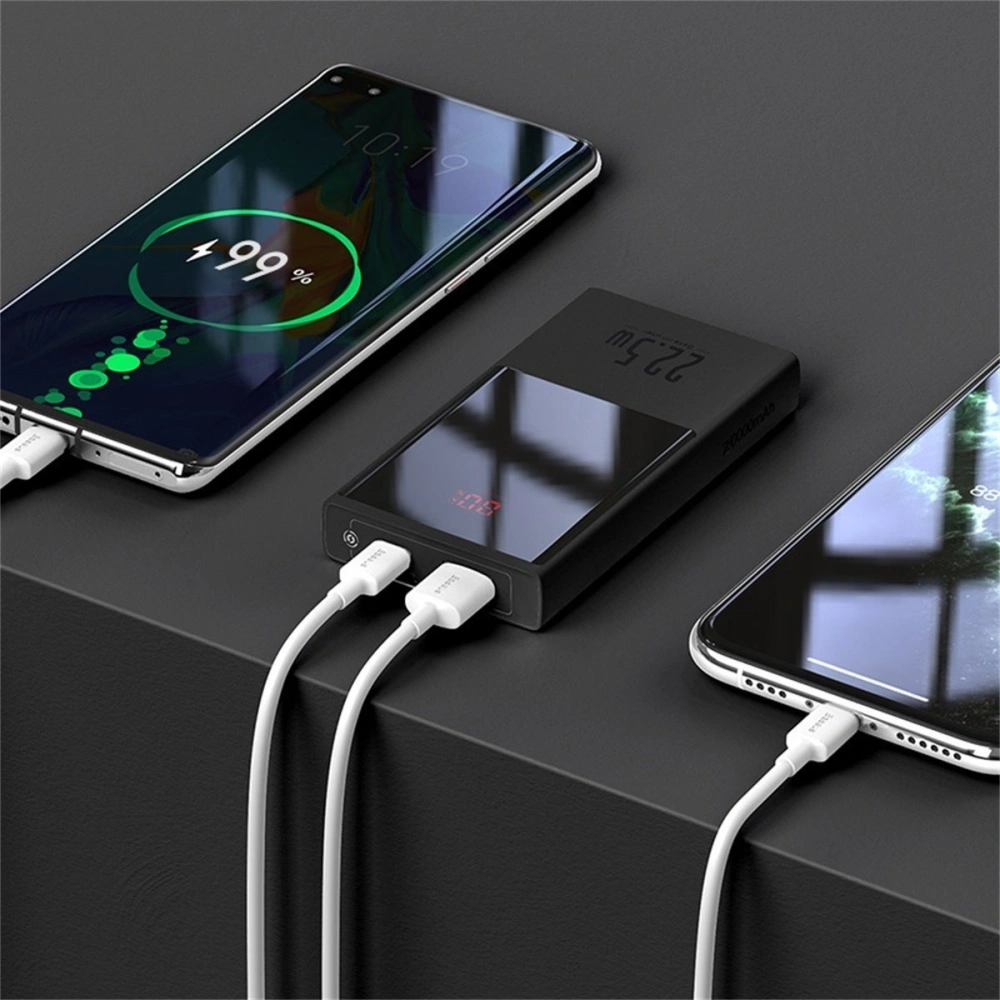 Wholesale Powerbank Baseus Super Mini, 20000mAh, USB + USB-C, SCP, QC 3.0, PD, 22.5W (black) - BSU2043BLK - {ean13} - Hurt