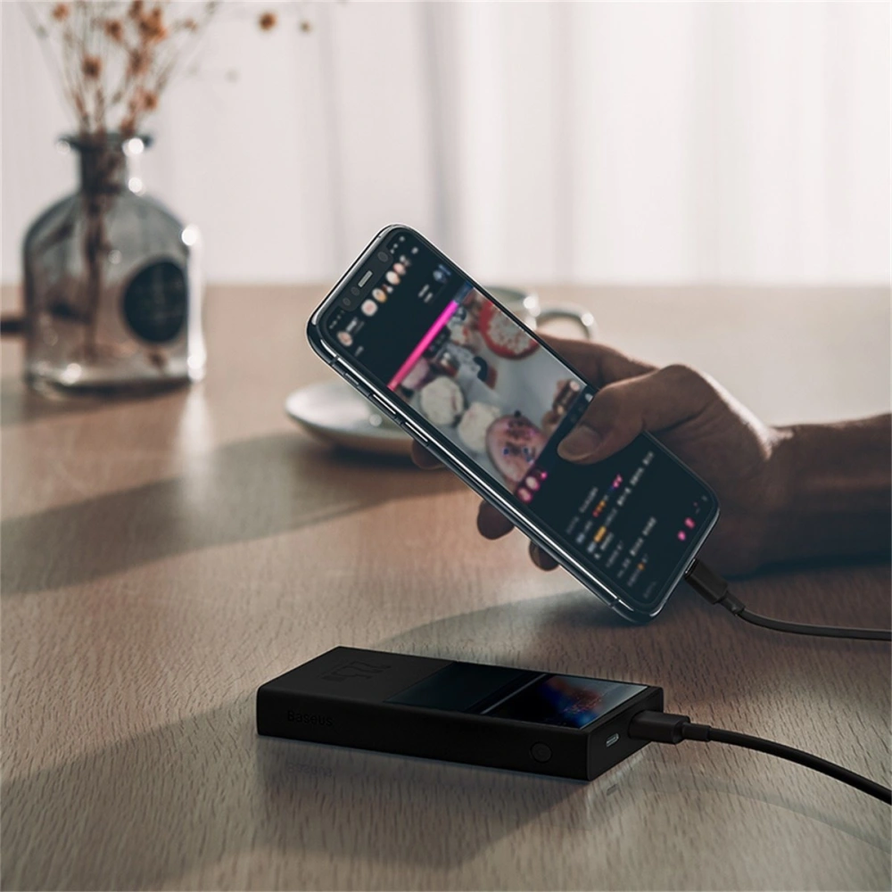 Hurtownia GSM - Powerbank Baseus Super Mini, 20000mAh, USB + USB-C, SCP, QC 3.0, PD, 22.5W (czarny) - BSU2043BLK - {ean13} - Hurt