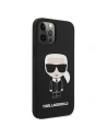 Wholesale Karl Lagerfeld KLHCP12LSLFKBK Apple iPhone 12 Pro Max hardcase black Silicone Iconic - KLD468BLK - {ean13} - Hurt