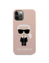 Hurtownia GSM - Etui Karl Lagerfeld KLHCP12LSLFKPI Apple iPhone 12 Pro Max hardcase jasnoróżowy/light pink Silicone Iconic - KLD469PNK - {ean13} - Hurt
