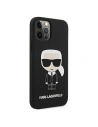 Wholesale Karl Lagerfeld KLHCP12MSLFKBK Apple iPhone 12/12 Pro hardcase black Silicone Iconic - KLD471BLK - {ean13} - Hurt