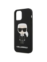 Wholesale Karl Lagerfeld KLHCP12MSLFKBK Apple iPhone 12/12 Pro hardcase black Silicone Iconic - KLD471BLK - {ean13} - Hurt