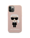 Hurtownia GSM - Etui Karl Lagerfeld KLHCP12MSLFKPI Apple iPhone 12/12 Pro hardcase jasnoróżowy/light pink Silicone Iconic - KLD472PNK - {ean13} - Hurt