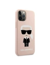 Wholesale Karl Lagerfeld KLHCP12MSLFKPI Apple iPhone 12/12 Pro hardcase light pink Silicone Iconic - KLD472PNK - {ean13} - Hurt